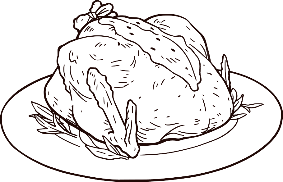 感恩节图片简笔画