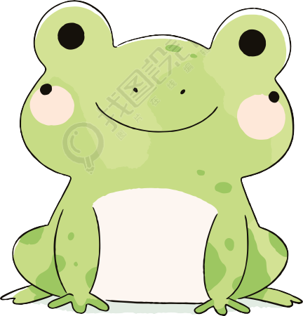 青蛙商业设计插图
