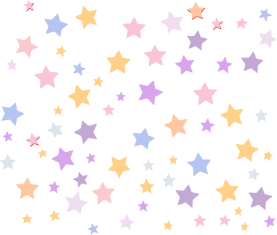 星星背景插画素材