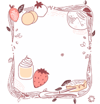 餐牌透明背景插画