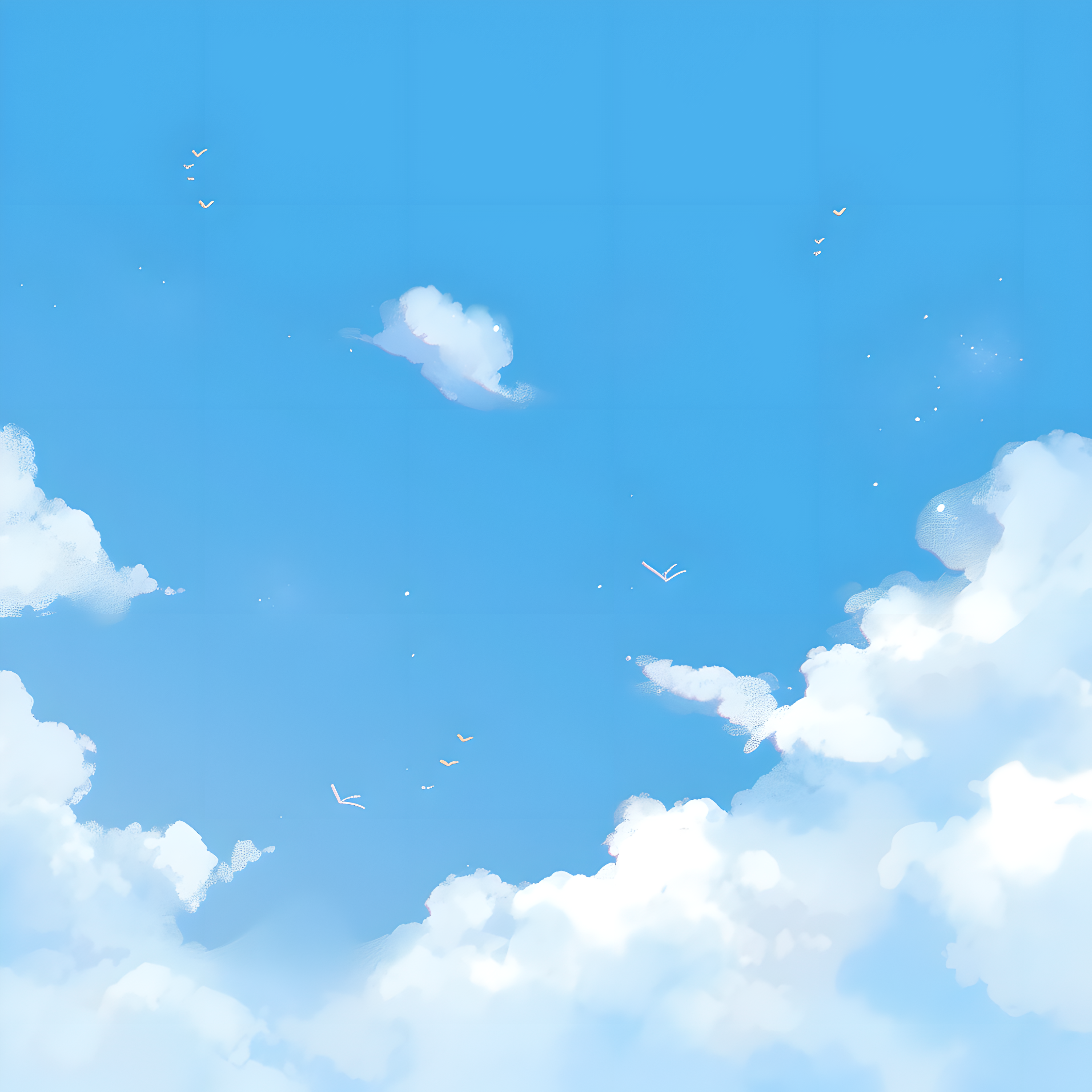 蓝天背景PNG插图
