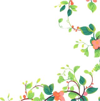 藤蔓边框高清插图