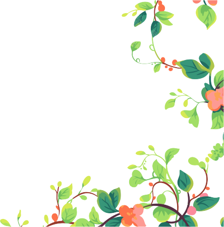 藤蔓边框高清插图