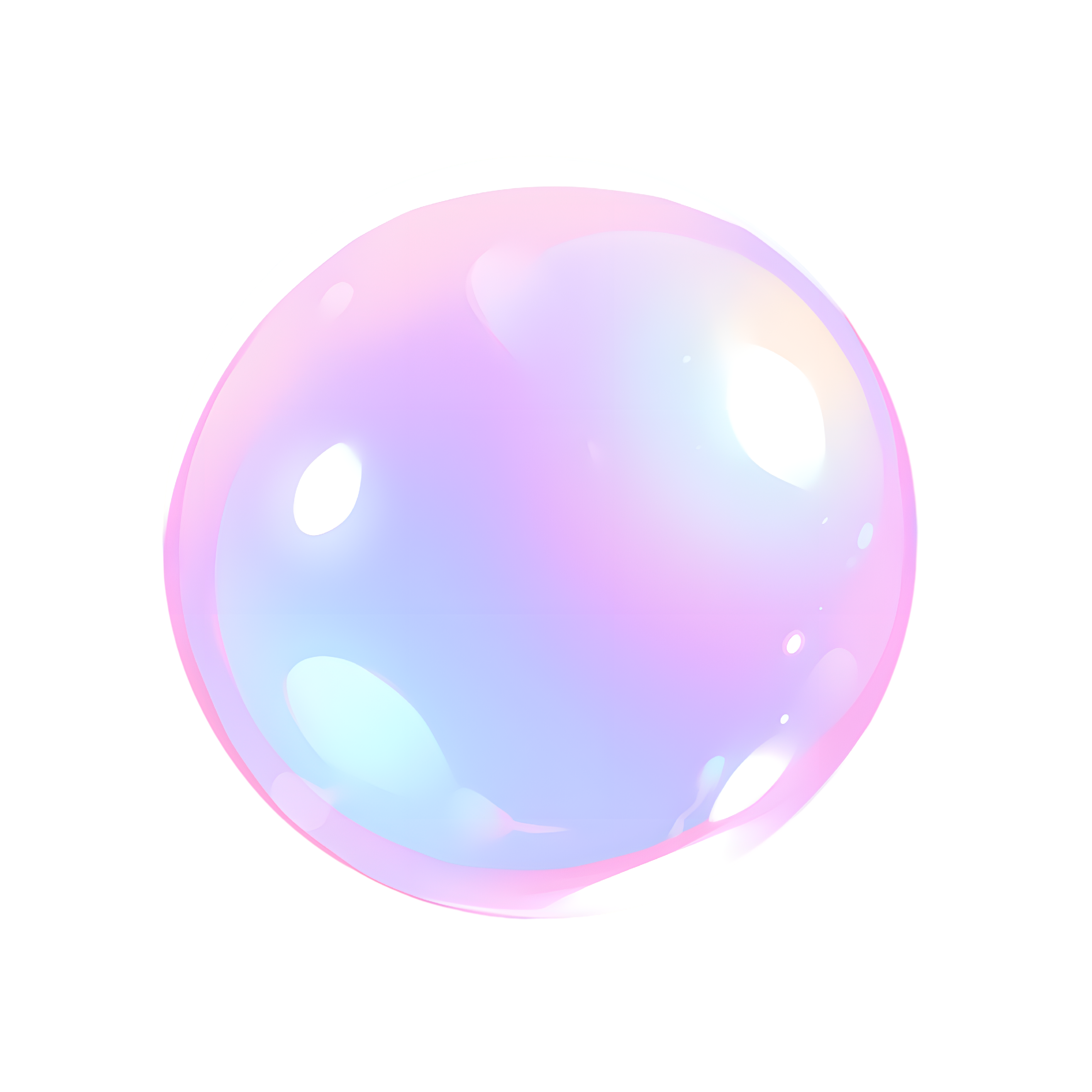 泡泡简洁插画