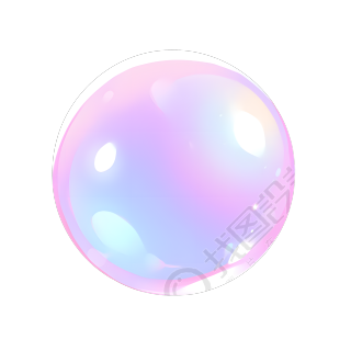 泡泡简洁插画