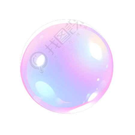 泡泡简洁插画
