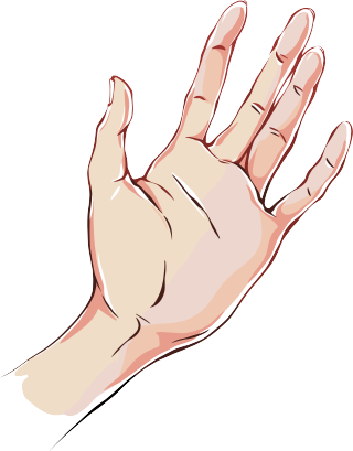 卡通手插画PNG素材