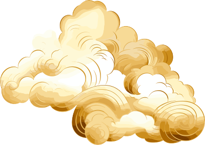 金色祥云高清创意素材