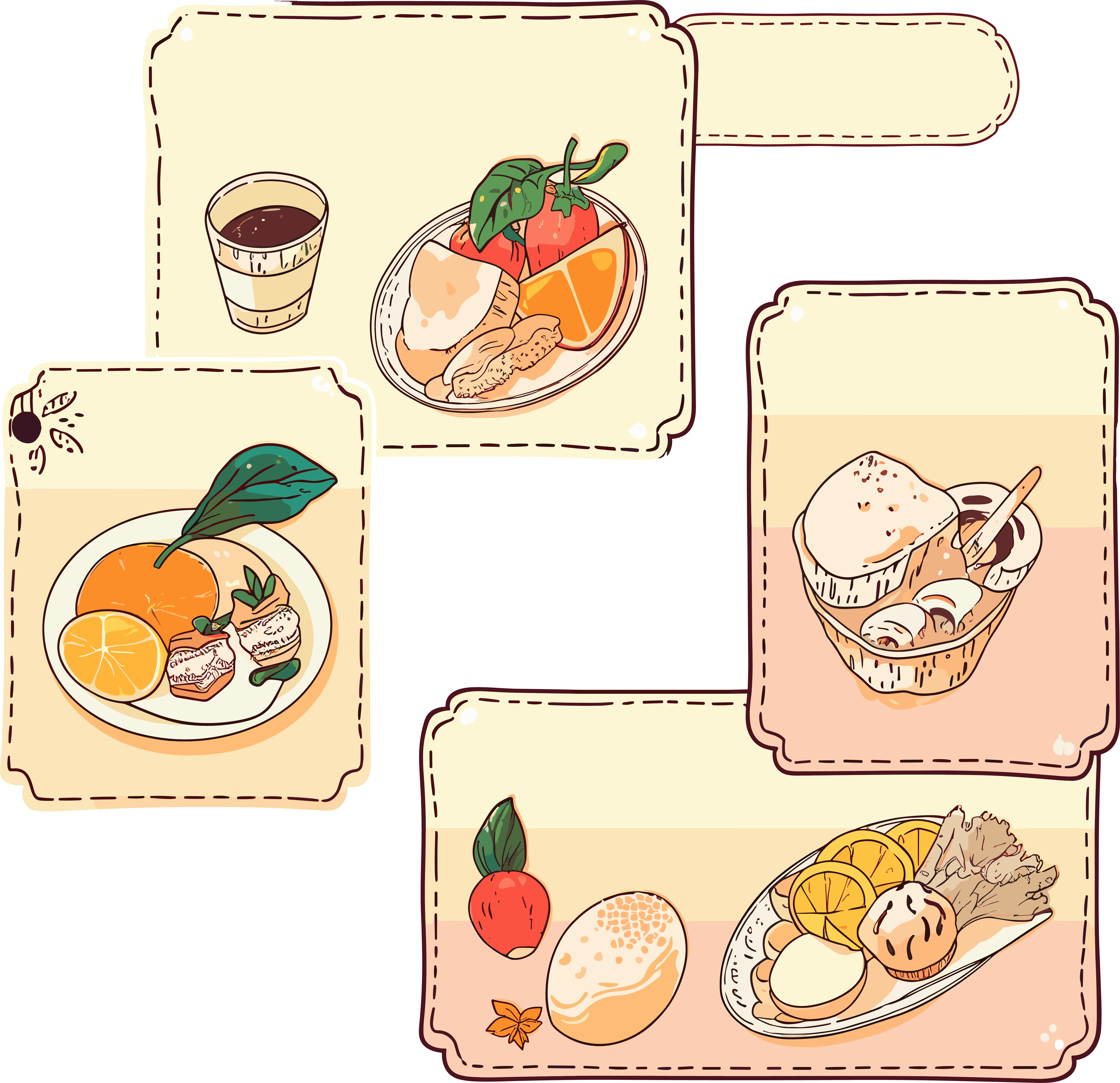 餐牌商用插画设计素材