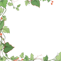 藤蔓边框手绘素材