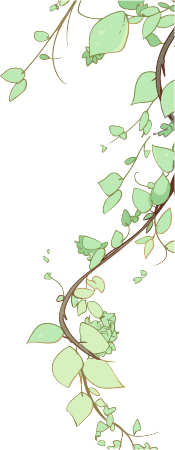 藤蔓边框插画设计素材