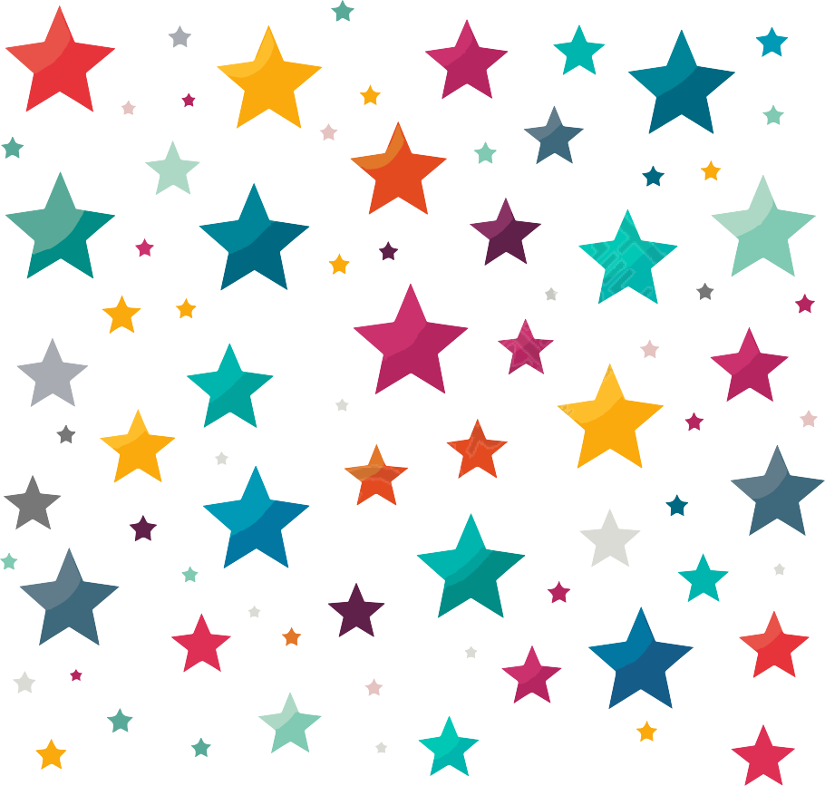 星星背景透明背景插画