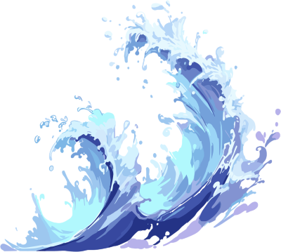 水花高清插图设计元素