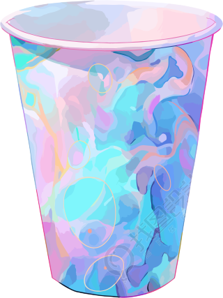 纸杯商用设计插画