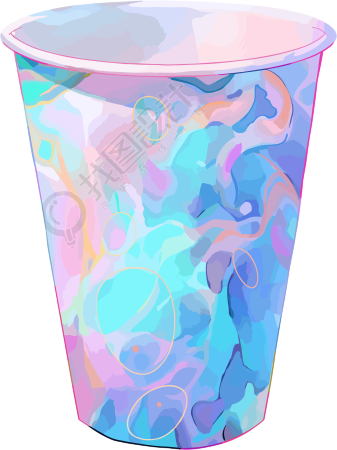 纸杯商用设计插画