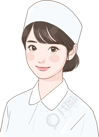 护士插画设计素材