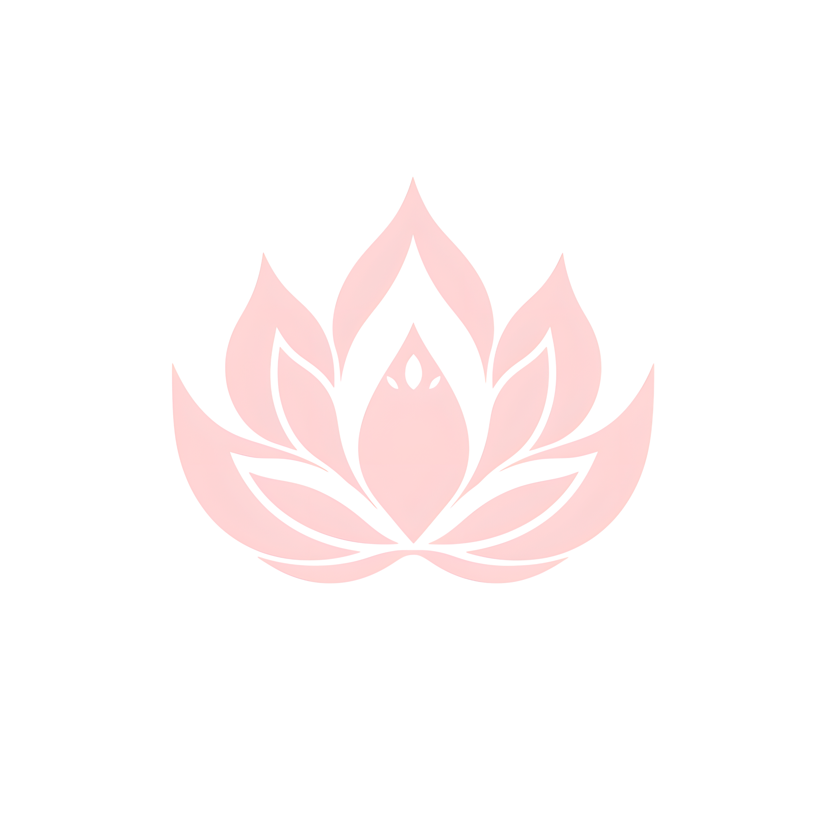 莲花logo透明背景插画