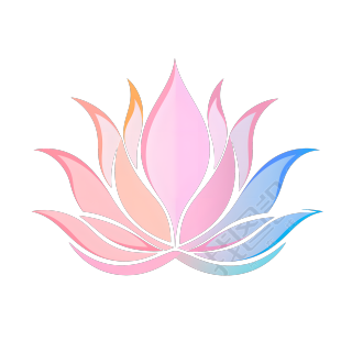 莲花logo图标插画