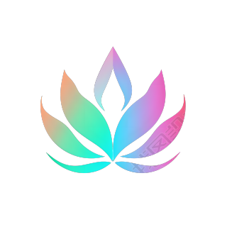莲花logo商业插画设计