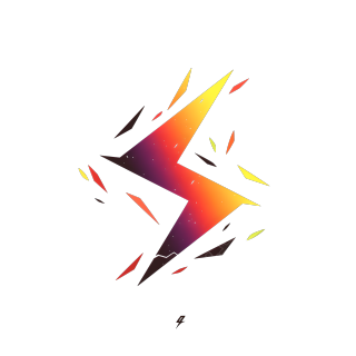 闪电logo商业设计元素