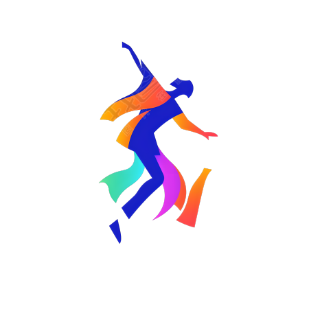 舞蹈logo高清图形素材