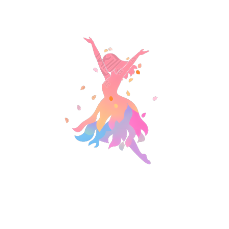 舞蹈logo矢量素材