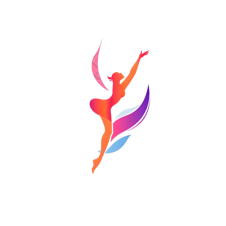 舞蹈logo图形设计元素