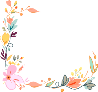 卡通边框矢量插画