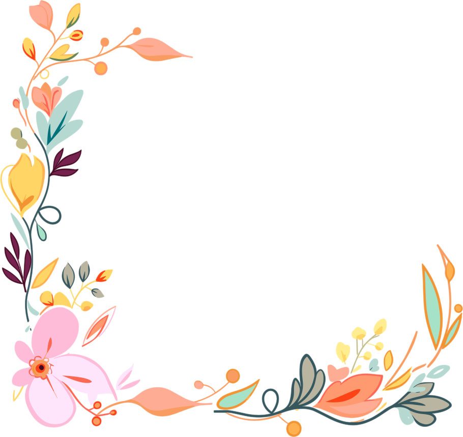 卡通边框矢量插画