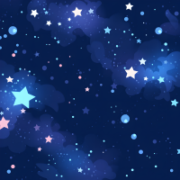 黑夜星空背景插画