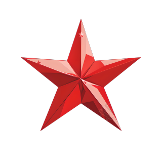红色五角星素材