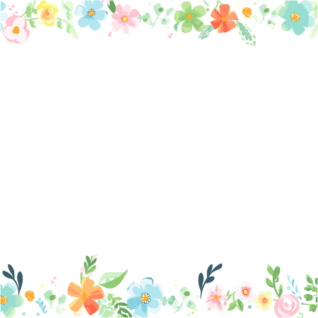 卡通边框透明背景插画