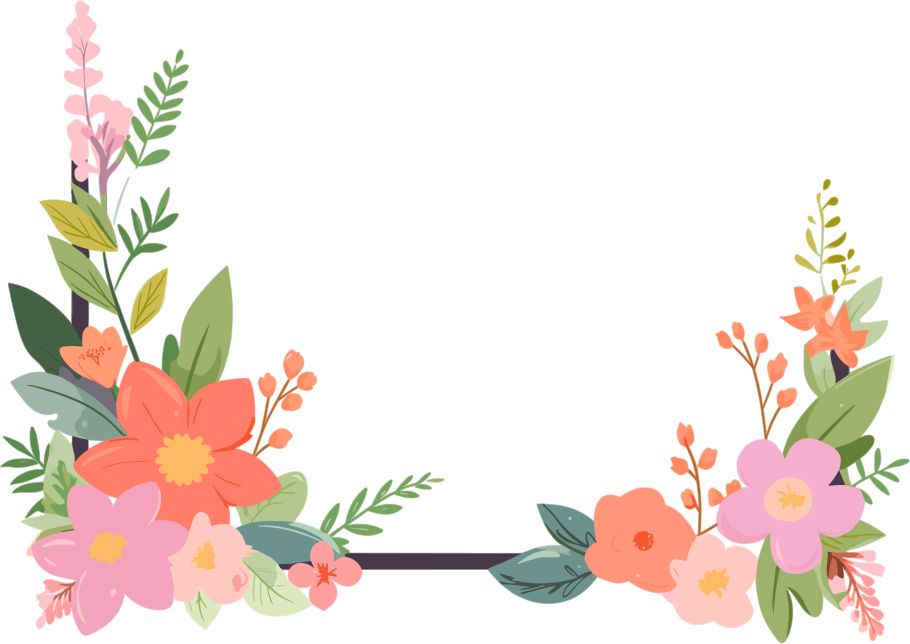 卡通边框高清插画