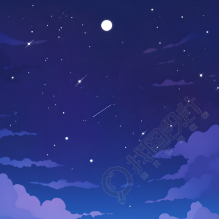 黑夜星空背景创意设计元素