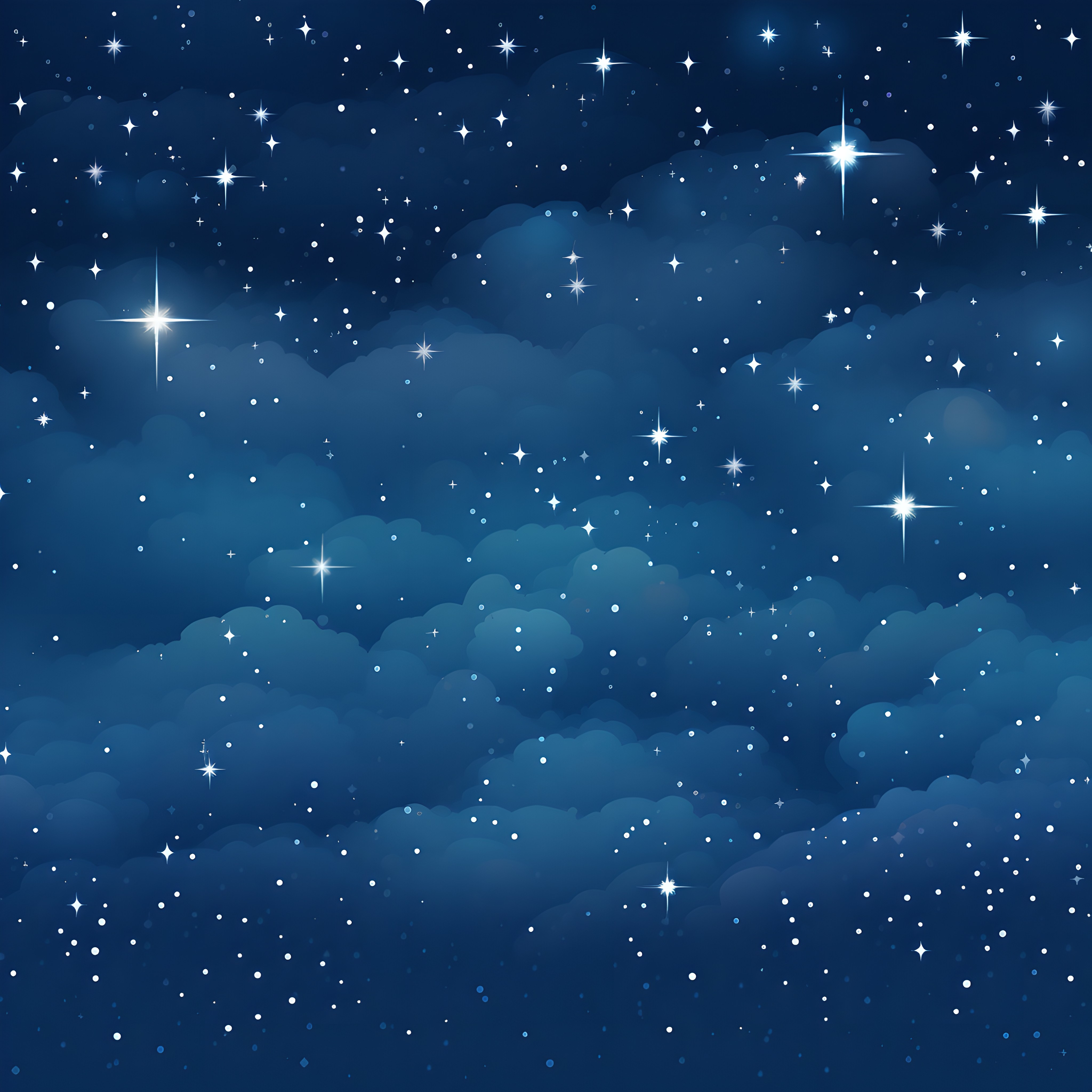 黑夜星空背景图形素材