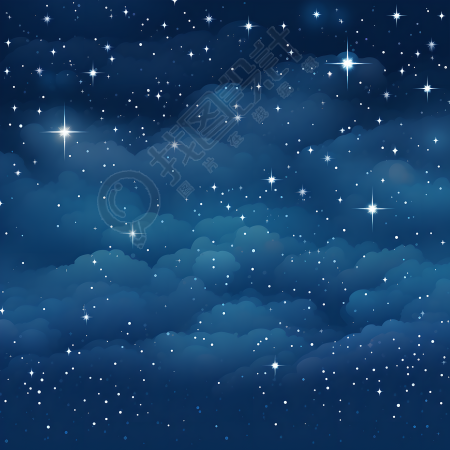 黑夜星空背景图形素材