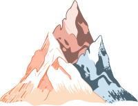 山卡通插画设计元素