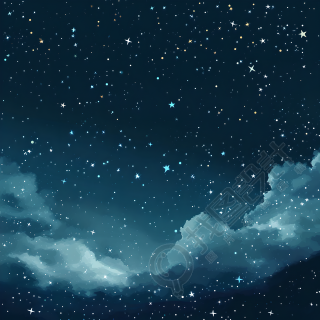 黑夜星空背景商业设计素材