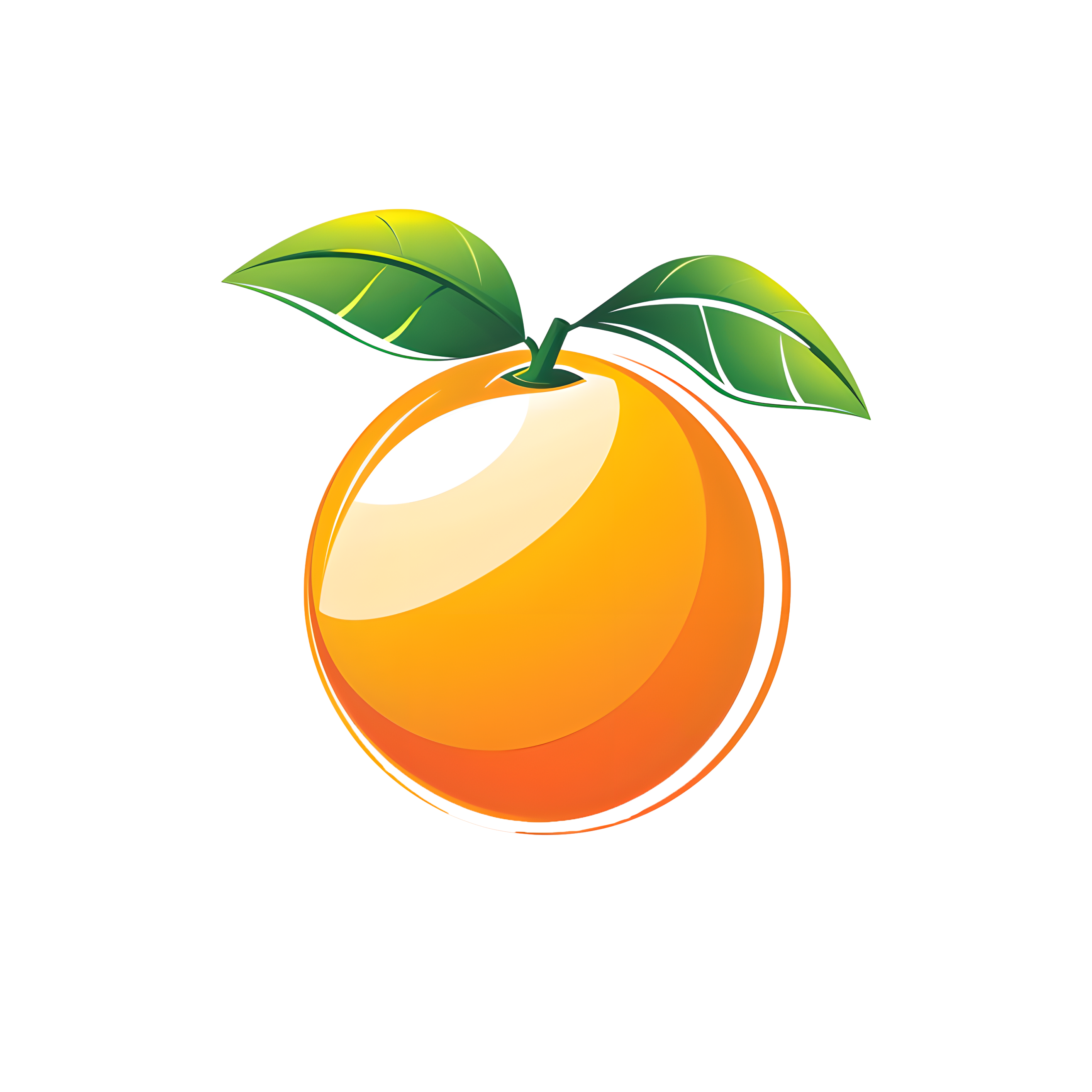 橙子logo透明背景素材