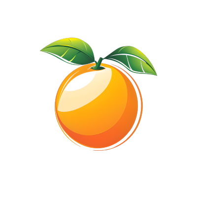 橙子logo透明背景素材