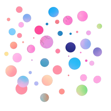 波点简约插画