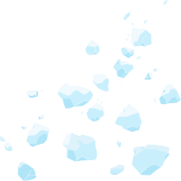 冰雹PNG插画设计