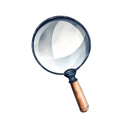 放大镜商业设计元素