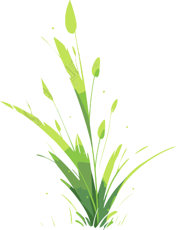 小草卡通商用插画