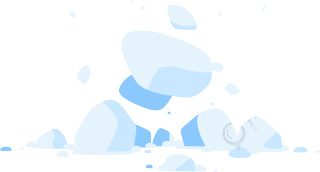冰雹简约插图