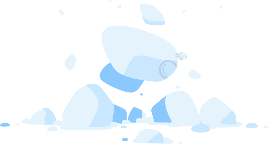 冰雹简约插图