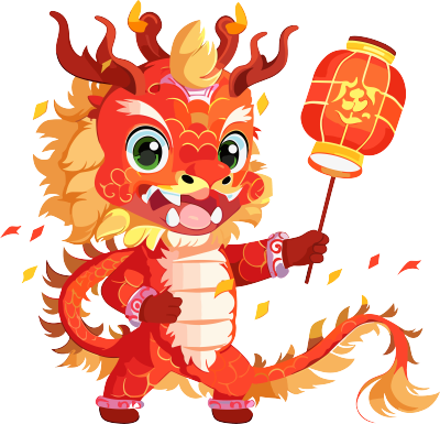 舞龙中国风元素