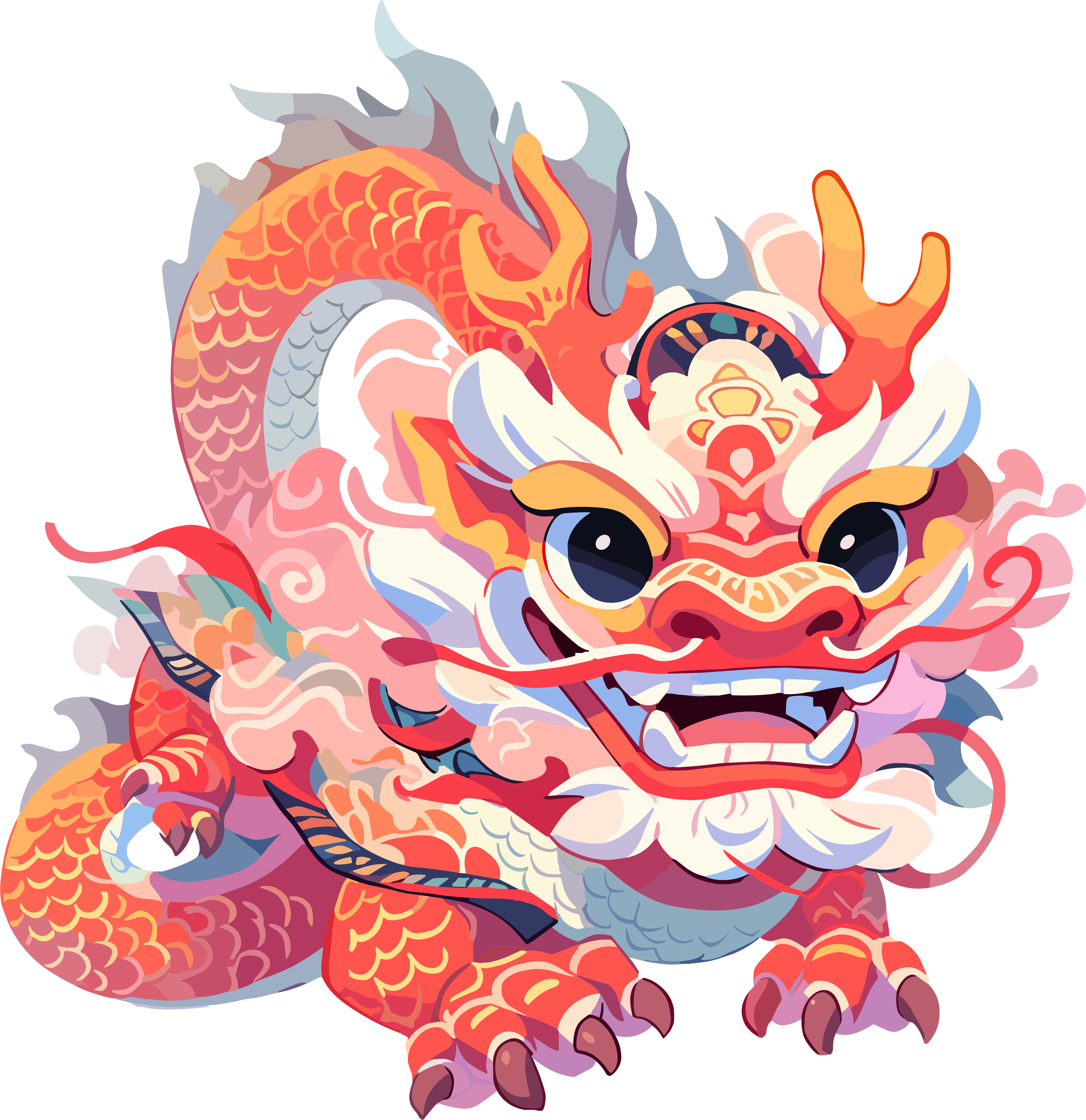 中国龙艺术创意设计元素