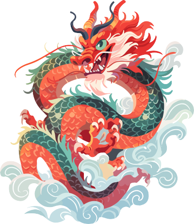 中国龙商业插图元素