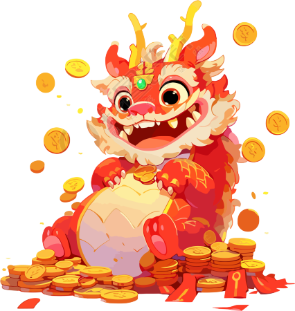 中国龙矢量卡通素材